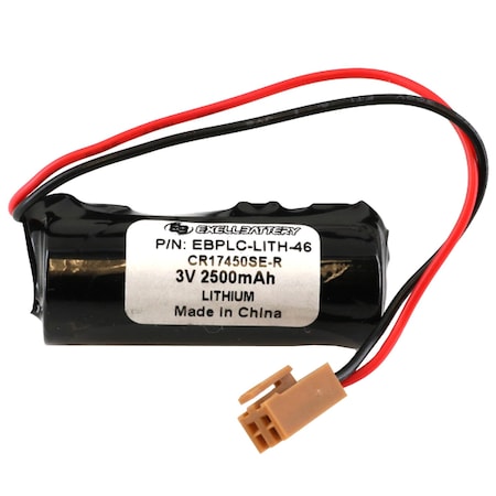 Exell Battery 3V PLC Computer Backup Battery LITH-46 25C3891 CR17450SE-R LITH-46 EBPLC-LITH-46